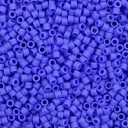 Miyuki kralen delica's 11/0 Opaque matte cyan blue DB-1588