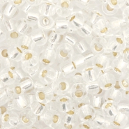 Miyuki rocailles 6/0 Silverlined crystal 6-1