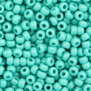 Miyuki rocailles 8/0 Opaque turquoise green 8-412