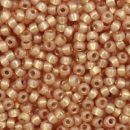 Miyuki rocailles 8/0 Duracoat silverlined dyed topaz gold 8-4243