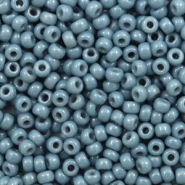 Miyuki rocailles 8/0 Duracoat opaque bayberry blue 8-4482