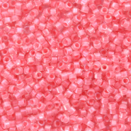 Miyuki kralen delica's 11/0 Coral lined luster crystal pink DB-70
