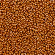Miyuki rocailles 15/0 Duracoat opaque sienna brown 15-4459