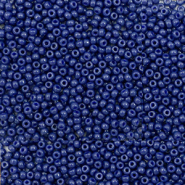 Miyuki rocailles 15/0 Duracoat opaque dyed navy blue 15-4493