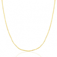 Roestvrij stalen (RVS) Stainless steel kettingen ball chain Mix & Match Goud