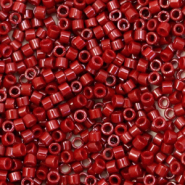 Miyuki kralen delica's 11/0 Opaque dyed maroon red DB-654