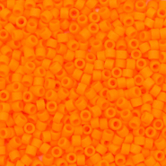Miyuki kralen delica's 11/0 Opaque matte mandarin orange DB-1583
