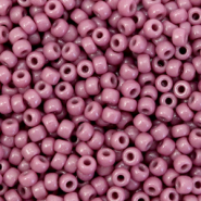 Miyuki rocailles 8/0 Duracoat opaque hydrangea purple 8-4487