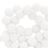 6 mm acryl kralen White