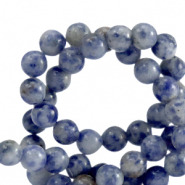 Natuursteen kralen sodaliet en microklien 8mm Blue
