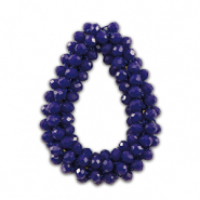 Top facet hangers druppel Dark blue