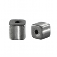 Super polaris Elements Lucido kralen cube 4 mm Stormy Grey