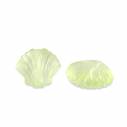 Acryl kralen schelp Transparent light green