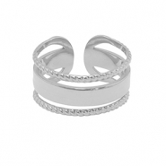 Roestvrij stalen (RVS) Stainless steel ringen Zilver