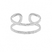 Roestvrij stalen (RVS) Stainless steel ringen Zilver