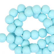 Polymeer kralen 6mm Light blue