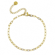 Roestvrij stalen (RVS) Stainless steel armbanden Gold
