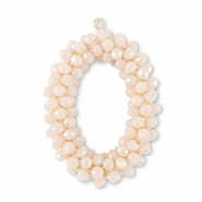Top facet hangers ovaal Vanilla white