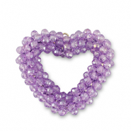 Top facet hangers hart Purple