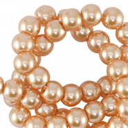 Glasparels 8mm Peach pink