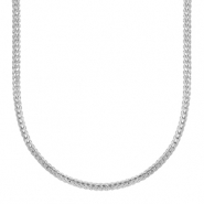 Roestvrij stalen (RVS) Stainless steel kettingen Silver