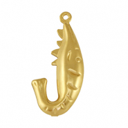 Roestvrij stalen (RVS) Stainless steel bedel garnaal Gold