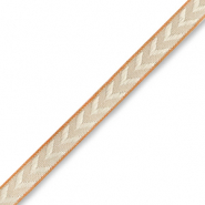 Lint met tekst pijl Sandstone brown