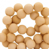 6 mm acryl kralen Light brown