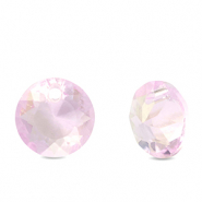 Hangers van Crystal glas rond Light pink