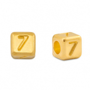 Letterkralen DQ metaal 7 Goud (nikkelvrij)