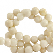Natuursteen kralen calciet en marmer 8mm Beige