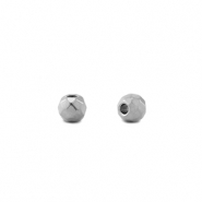 Roestvrij stalen (RVS) Stainless steel kralen 3mm Silver
