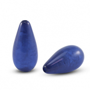 Polaris Elements kralen druppel vorm Polmo Royal blue