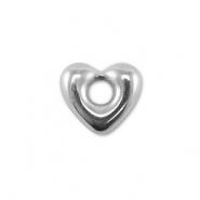 Roestvrij stalen (RVS) stainless steel onderdelen hart Silver