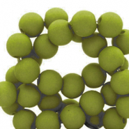 8 mm acryl kralen Moss green