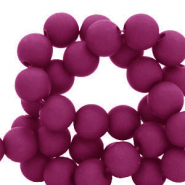 6 mm acryl kralen Berry wine red