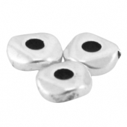 DQ metaal kraal 5mm Antiek zilver (nikkelvrij)