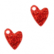 Plexx bedels heart glitter Ruby red