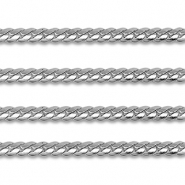 Roestvrij stalen (RVS) Stainless steel onderdelen jasseron flat gourmet Silver
