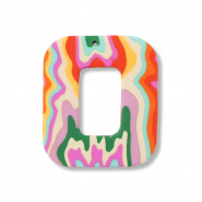 Polymeer hangers vierkant Multicolour