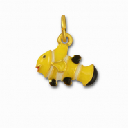 Bedels metaal clownvis Yellow-gold
