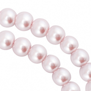 Glasparels 6mm Light pastel pink