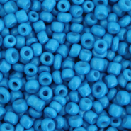 Glaskralen Rocailles 8/0 (3mm) Palace blue