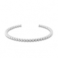 Roestvrij stalen (RVS) Stainless steel armbanden bangle Silver