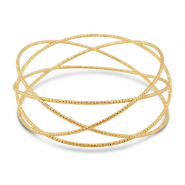 Arm cuff gekruist Gold