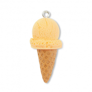 Resin hangers ijslolly Yellow-light brown