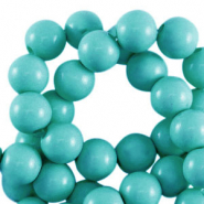 4 mm acryl kralen shiny Aqua green
