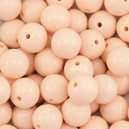 16 mm DQ acryl kralen Nude peach