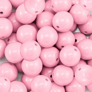 14 mm DQ acryl kralen Light pink