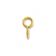 Roestvrij stalen (RVS) Stainless steel onderdelen schroefoogjes Gold